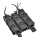 High Speed Gear Triple Extended Pistol TACO Shingle Pistol Magazine Pouch, Black, 45EX00BK