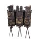 High Speed Gear HSGI Triple Pistol Taco MOLLE Mag Pouch, MultiCam Black, 11PT03MB