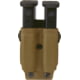 High Speed Gear Twin Mag Pouch, Universal HSG Clips, Glock 9/40mm Double, FN 509, CZ P10, XDM9mm/.40, H&amp;K VP9, Coyote Brown, 42P102CB