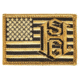 High Speed Gear US Flag Patch, Coyote Brown, 90US00CB