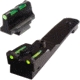 HiViz LiteWave Front and Rear Sight Combo for Henry 30-30 Win. rifles. Fits H009 and H009AW models, Green, Red, White litepipes, HHVS620
