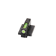 HiViz Litewave H3 Tritium/Litepipe Front Sight, Ruger GP100, 0.270 inch Height, Black, Green w/ White Ring, GPN301