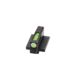 USED, HiViz Litewave H3 Tritium/Litepipe Front Sight, Ruger GP100, 0.270 inch Height, Black, Green w/ White Ring, GPN301