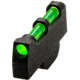 HiViz Pinned Front Sight for Smith and Wesson Revolver with 2.5 or Longer Barrel, Green, Red, White litepipes, SWLW1002