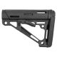 Hogue Ar-15/m-16 Overmolded Collapsible Buttstock, Black - 15050