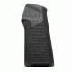 Hogue AR15/M16 15 Degree Vertical No Finger Groove Grip,Piranha Grip G10 Solid Black 13129