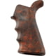 Hogue AR-15/M-16 Rubber Grip Beavertail with Finger Grooves, Rubber, Red Lava, 15421