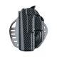 Hogue ARS Stage 1 Carry Holster for Rex Zero 1 Standard &amp; Compact, Left Hand, CF Weave, 52994