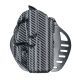 Hogue ARS Stage 1 - Carry Holster HK VP9, P10, P30, P2000 Right Hand CF Weave, Black, 52803