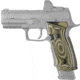 Hogue Checkered AXG Magrip, Sig Sauer P320, Green Lava, 48168