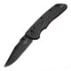 Hogue Deka Folding Knife, 3.25 in CPM MagnaCut Stainless Steel Clip Point Blade, Black Cerakote, Black Glass Fiber Reinforced Polymer Handle, 24376