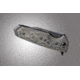 Hogue EX-02 3.5in. Tactical Folding Knife Tanto Blade Flipper Brushed G-10 Frame, G-Mascus Green 34228