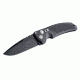 Hogue EX-A03 3.5in. Auto Folder Drop Point Blade Black Kote Polymer Frame, Matte Black 34330