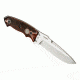 Hogue EX-F01 5.5in Sig Fixed Drop Point Blade, A-2 Bead Blast, Clear Finish, Black Sheath, Reinforced Rosewood Scales Sig Medallion 37175