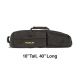 Hogue Gear Medium Double Rifle Bag w/ Front Pocket and Handles, Black, 10in H x 40in L, 59450