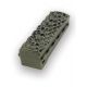 Hogue Govt. G-10 Mainspring Housing Piranha Grip Flat G-Mascus Green 01328