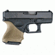 Hogue HandAll Beavertail Grip Sleeve Glock 26/27, Flat Dark Earth, 18603