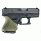 Hogue HandAll Beavertail Grip Sleeve Glock 26/27, OD Green, 18601