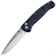 Hogue Mysto Folding Knife, 3.4in, CPM MagnaCut Stainless Steel, Clip Point, Blue Richlite Handle, 24456