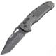 Hogue Sig K320A Automatic Folding Knife, 3.5in, CPM S30V Stainless, Tanto Blade, Black Cerakote, Grey Polymer Handle, 36322