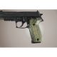 Hogue SIG Sauer P226 Checkered G-10 - G-Mascus OD Green Camo 26178