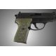 Hogue SIG Sauer P239 Piranha Grip G-10 - G-Mascus Green 31138