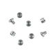 Hogue Thin Grip Govt. and Officers Model Hex Head Screws 4 and Bushings 4, Stainless Finish, Stainless 01899