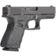 Hogue Wrapter Adhesive Grip For Glock 19, 19MOS, 23, 32, Small Frame Compact Generation 4 Small Backstrap, Rubber Black, 17240