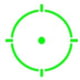 Holosun HE507C-X3-GR 1x 0.91x0.67 in Reflex Red Dot Sight, Green 2 MOA Dot, 32 MOA Circle, Black, HE507C-X3-GR