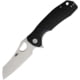 Honey Badger Knives Warncleaver Linerlock Folding Knife, 3.63" satin finish D2 tool steel blade, Black textured GRN handle, HB1104