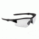Howard Leight Acadia Safety Eyewear with Uvextreme Plus AF lens coating, Black Frame, Clear Lens, One size fits most R-02214
