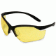 Howard Leight Vapor 2 Light Weight Protective Eyeglasses Black Frame / Amber Lens