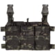 HRT Tactical Gear Triple-AR Placard, Multicam Black, HRT-FP3AR1-AA-MB