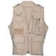 Humvee Photo Safari Vest, Khaki, XL HMV-VS-K-XL