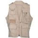 Humvee Photo Safari Vest, Khaki, XS HMV-VS-K-XS