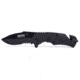 Humvee Recon Serrated Blade with Pocket Clip and Spring Assist, Black HMV-KTR-15