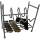 Hyskore Four Pistol Gun Rack, Gray, 30073