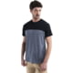 Icebreaker Merino Blend 125 Cool-Lite Sphere SS T-Shirt Colour Block - Men's, Graphite Heather/Black/CB, Small, IB0A56X3C91S