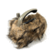 ICOtec GC Fur Cover, Brown, Small, ICO70450