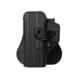 IMI Defense Polymer OWB Paddle Holster, Glock 19/19X/28/32/45/23, Left Hand, Black, IMI-Z1020LHBLACK