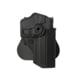 USED, IMI Defense Polymer OWB Paddle Holster, Iwi Jericho/Baby-Eagle 9mm/.40, Canik 55 Shark, Black, IMI-Z1270BLACK