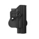 IMI Defense Polymer OWB Paddle Holster, Springfield XD 9mm/.40/.45, XDM 9mm, HS2000, Black, IMI-Z1180BLACK