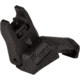 IMI Defense TFS Polymer Front Flip Up Sight, 45 Degrees Offset, Black, 14640