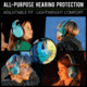 ISOtunes Sport Junior Defender Protective Ear Muffs, 20 dB, 1 Pair, Blue, Kids, IT-96KB