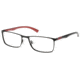 Jaguar Spirit 33580 Progressive Prescription Eyeglasses, Black/Red Frame, JG335801024PR