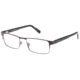 Jaguar Spirit 39335 Single Vision Prescription Eyeglasses, Shiny Gunmetal/Black Frame, JG39335650SV