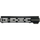 JE Machine Tech AR-15 M-Lok Versatile Free Float Handguard, 12in, Barrel Nut Included, Black, PS-223MLK12IBLK