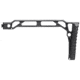 JMac Customs SS-9RP Stock 5.5mm Folding Aks w/Rubber Butt Pad, Black, SS-9RP+5.5