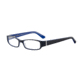 JOOP! 81022 Single Vision Prescription Eyeglasses - Black Frame and Clear Lens 81022-6368SV