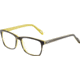 JOOP! 81154 Bifocal Prescription Eyeglasses, Black Yellow Frame, 81154-4300BI